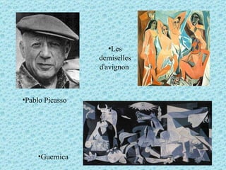 Pablo Picasso  Guernica Les demiselles d'avignon  