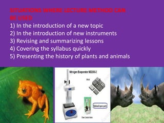 Presentation of lecture method of teaching | PPTX