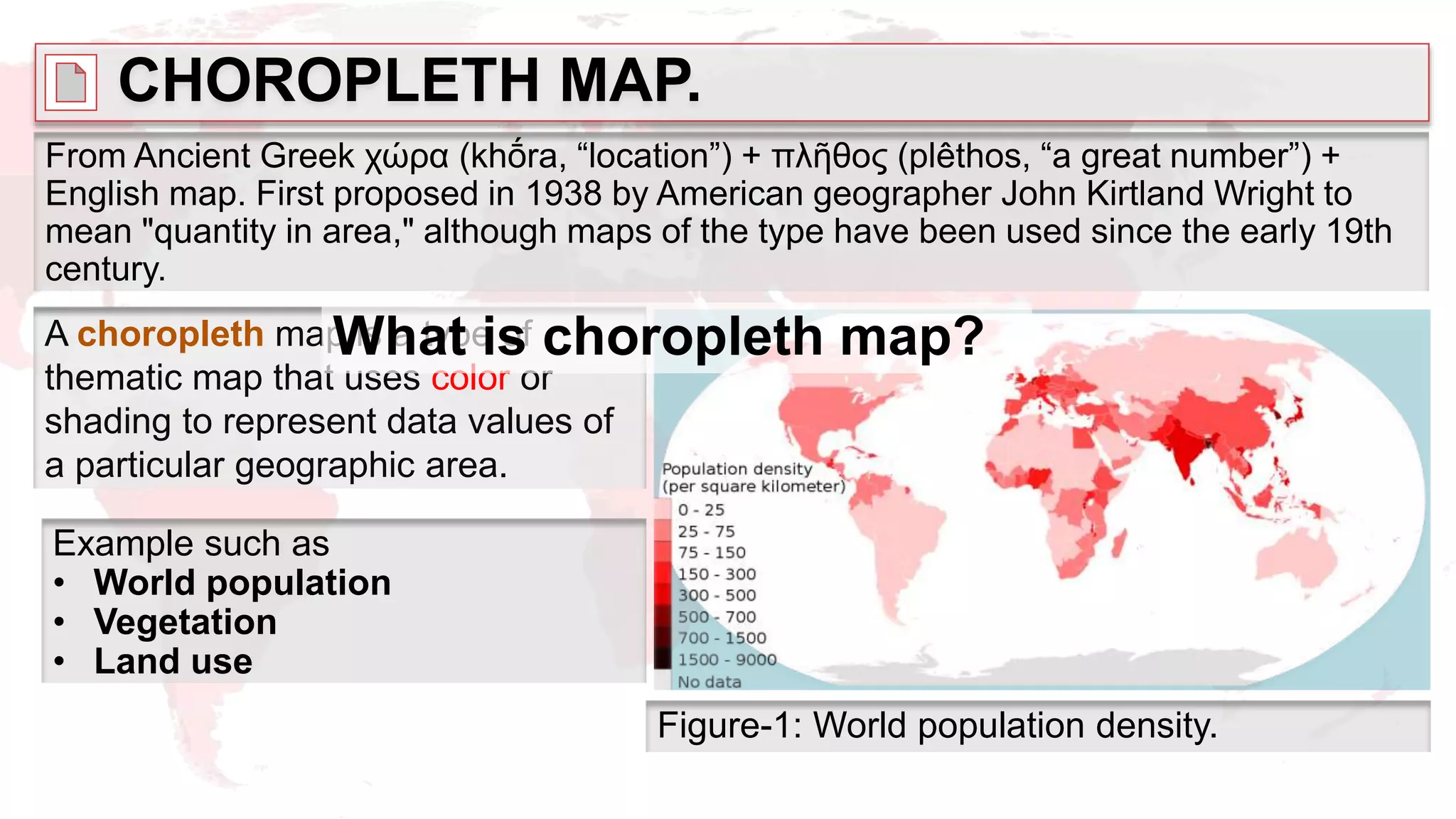 mapping special variations choropleth and decimetric map.pptx
