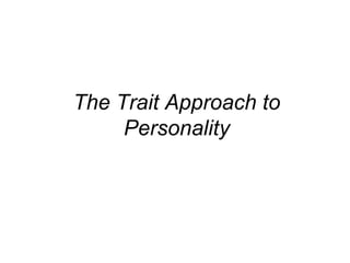 Presentation of personality | PPT