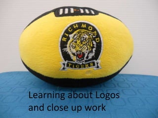 Learning about Logos
and close up work
 