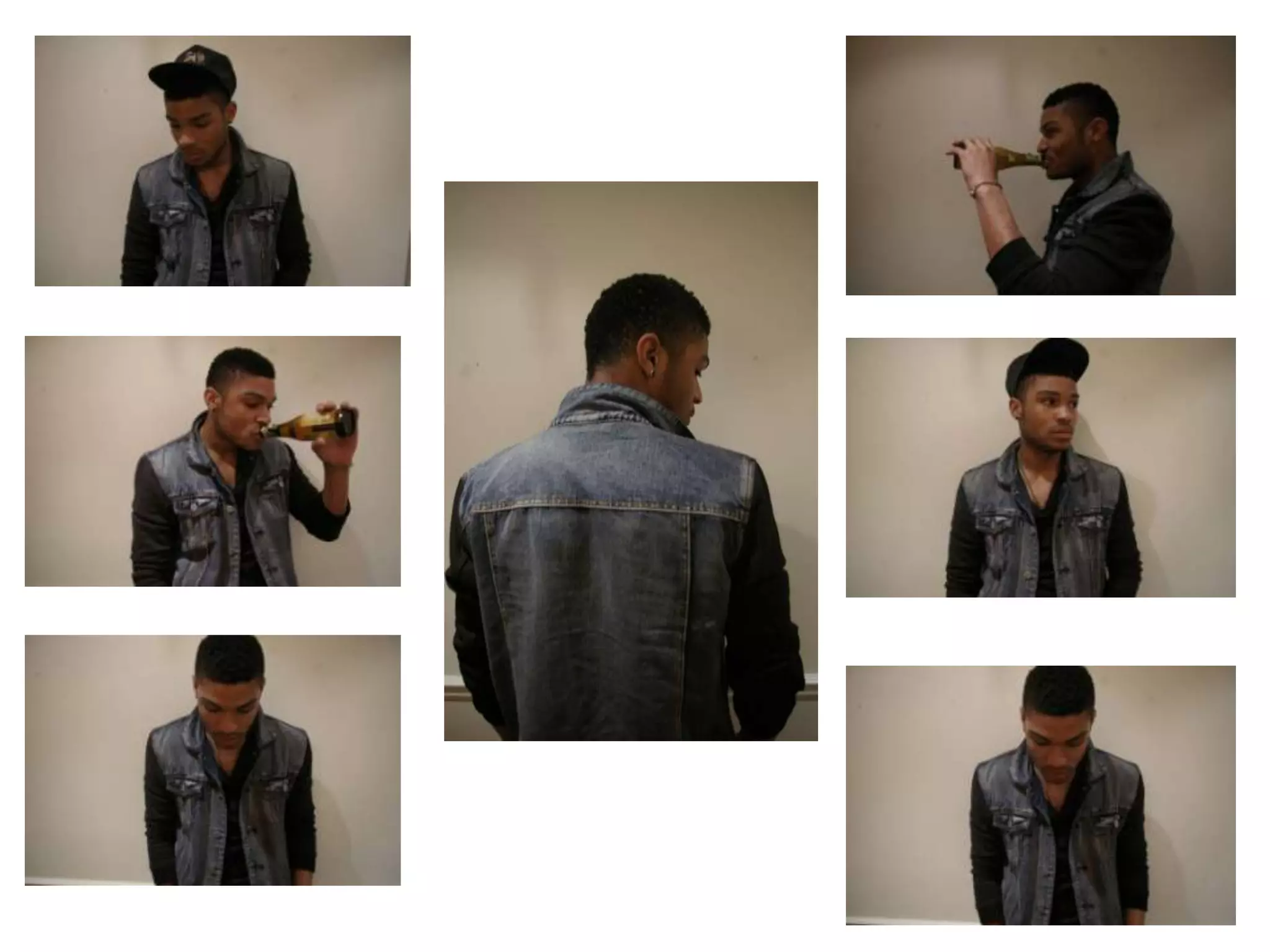 Presentation of photoshoot