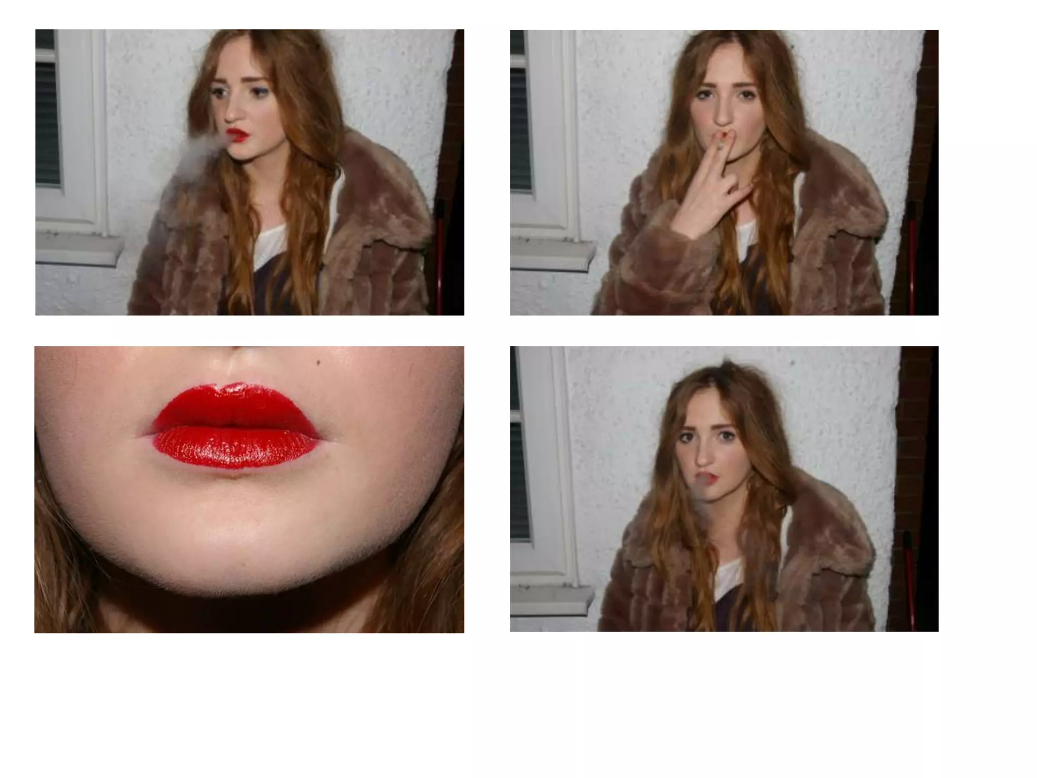 Presentation of photoshoot