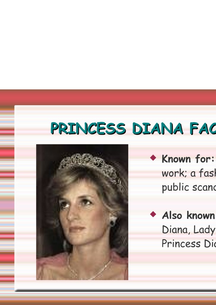 presentation about princess diana