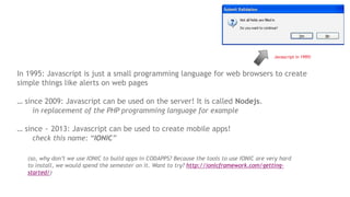 Presentation of programming languages for beginners | PPT