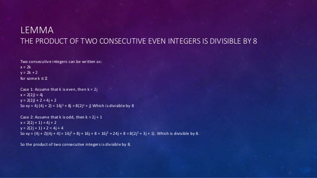Proof If N Is Odd Then N 3 N Is Divisible By 8