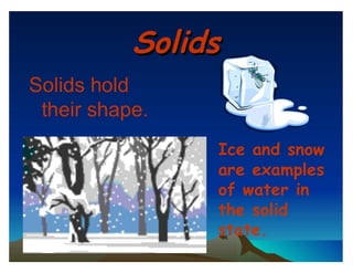 Presentation of science(matter)