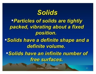 Presentation of science(matter)