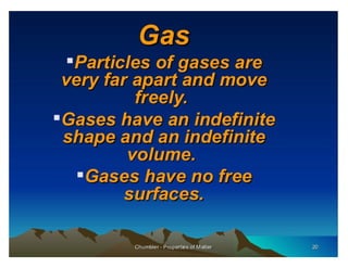Presentation of science(matter)