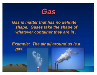 Presentation of science(matter)