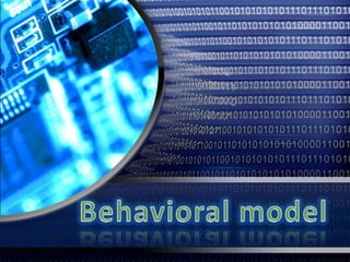 behavioral model (DFD & state diagram) | PPT
