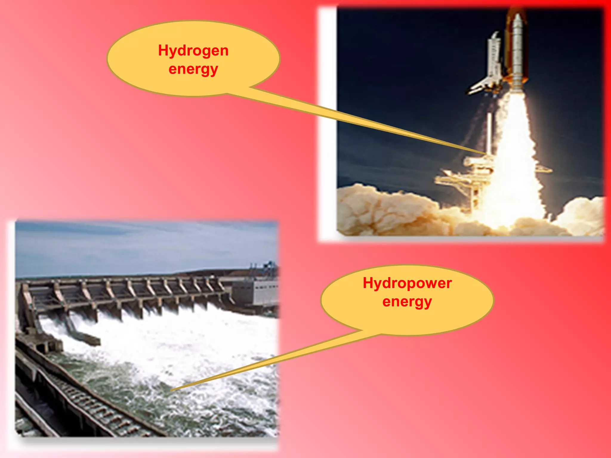 Hydrogen
energy
Hydropower
energy
 