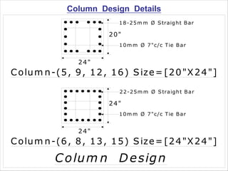 Multistoried R.C.C. Building Structural Design Analysis with Drawing ...