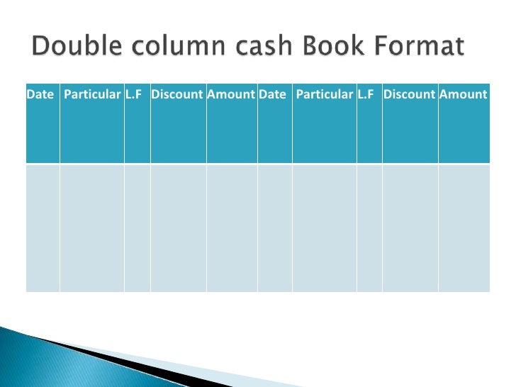 cash book template pdf