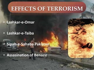 First suicide attack occurred in Karachi in May 2002.