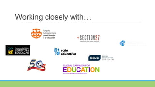 Working closely with…
 