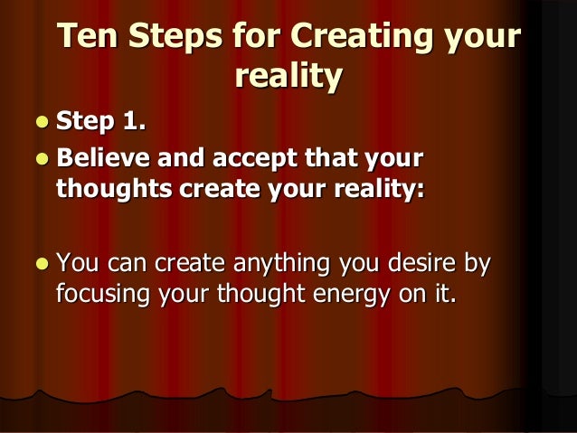 presentation of thoughts are things