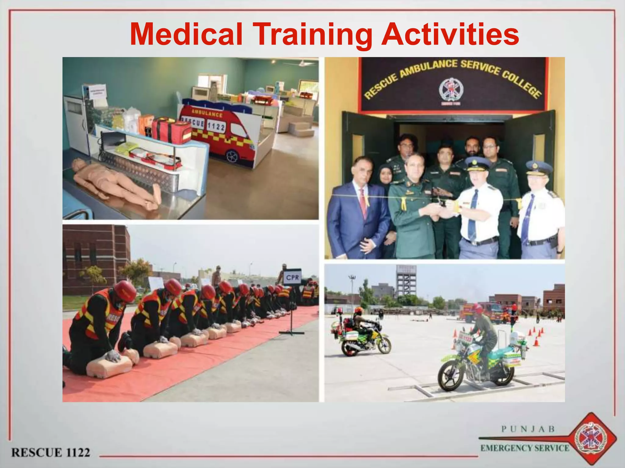 Medical Training Activities
 