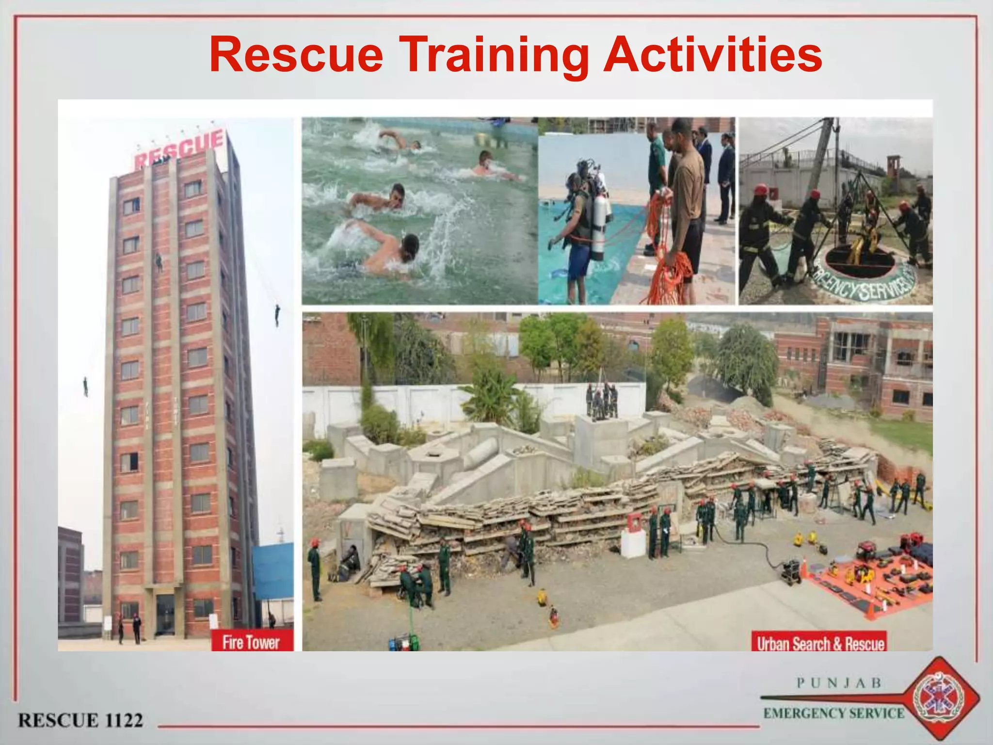 Rescue Training Activities
 