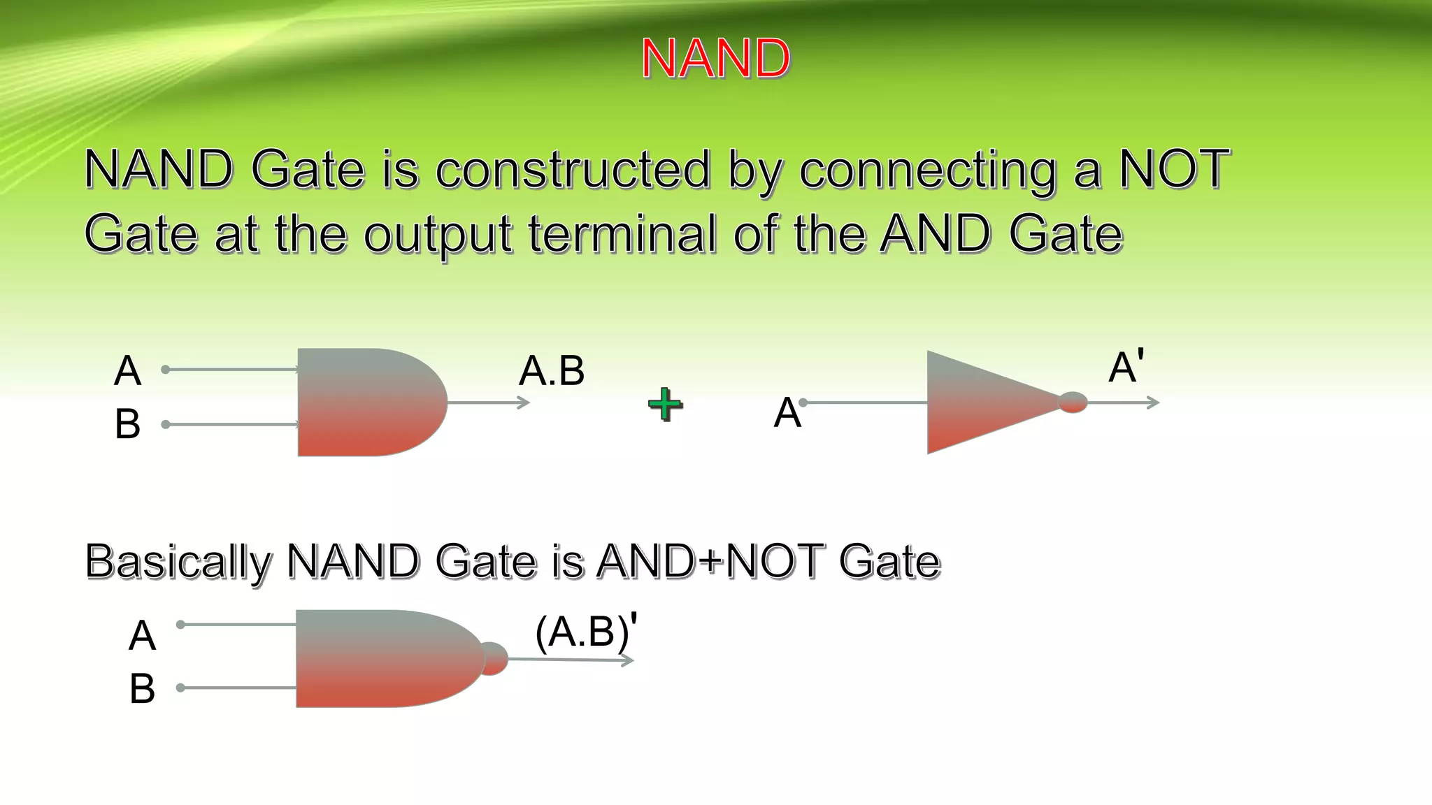 Presentation of universal logic gate | PPTX