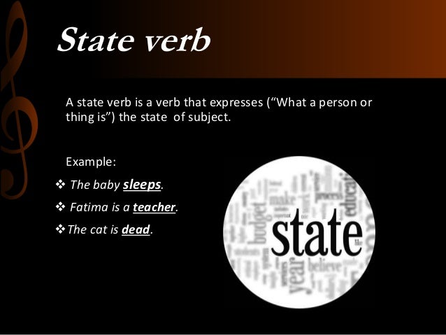 presentation of verb