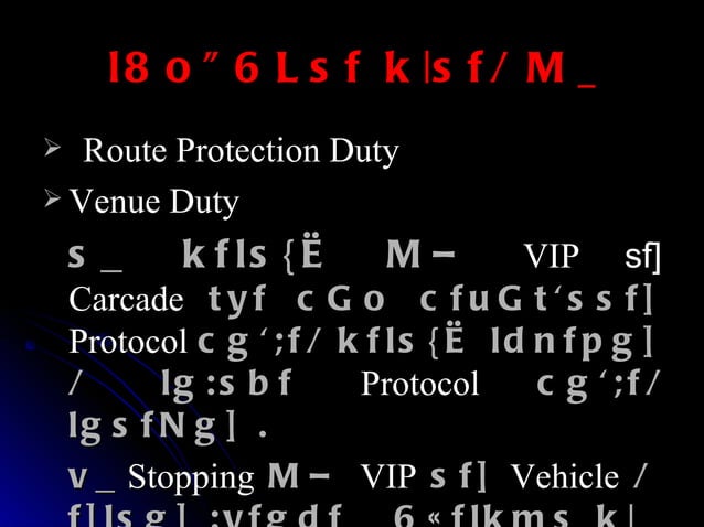 Presentation of vvip & vip carcade | PPT