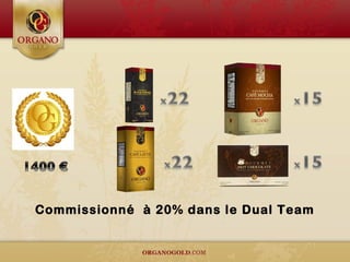 Commissionné à 20% dans le Dual Team
 