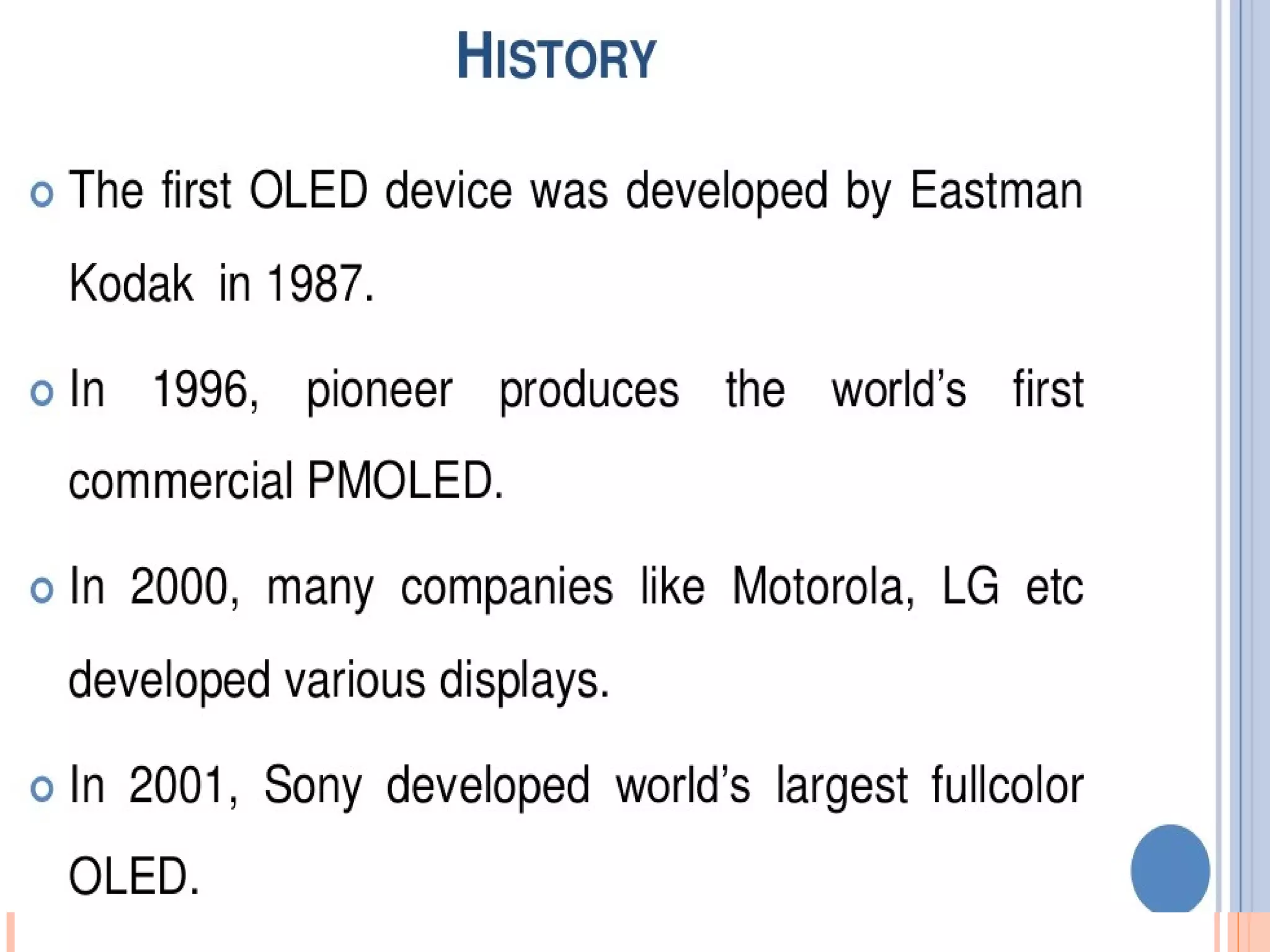 Organic LED(O LED) | PPT