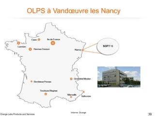 OLPS à Vandœuvre les Nancy

SOFT 16

Orange Labs Products and Services

Interne Orange

39

 