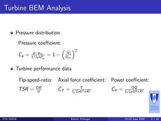 Hydrodynamic Analysis of a Horizontal Axis Marine Current Turbine with ...