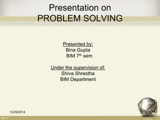 Problem Solving | PPTX