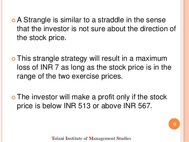 Options strategies ppt