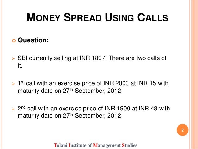 Options strategies ppt