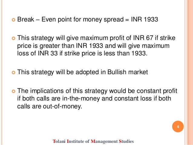 Options strategies ppt