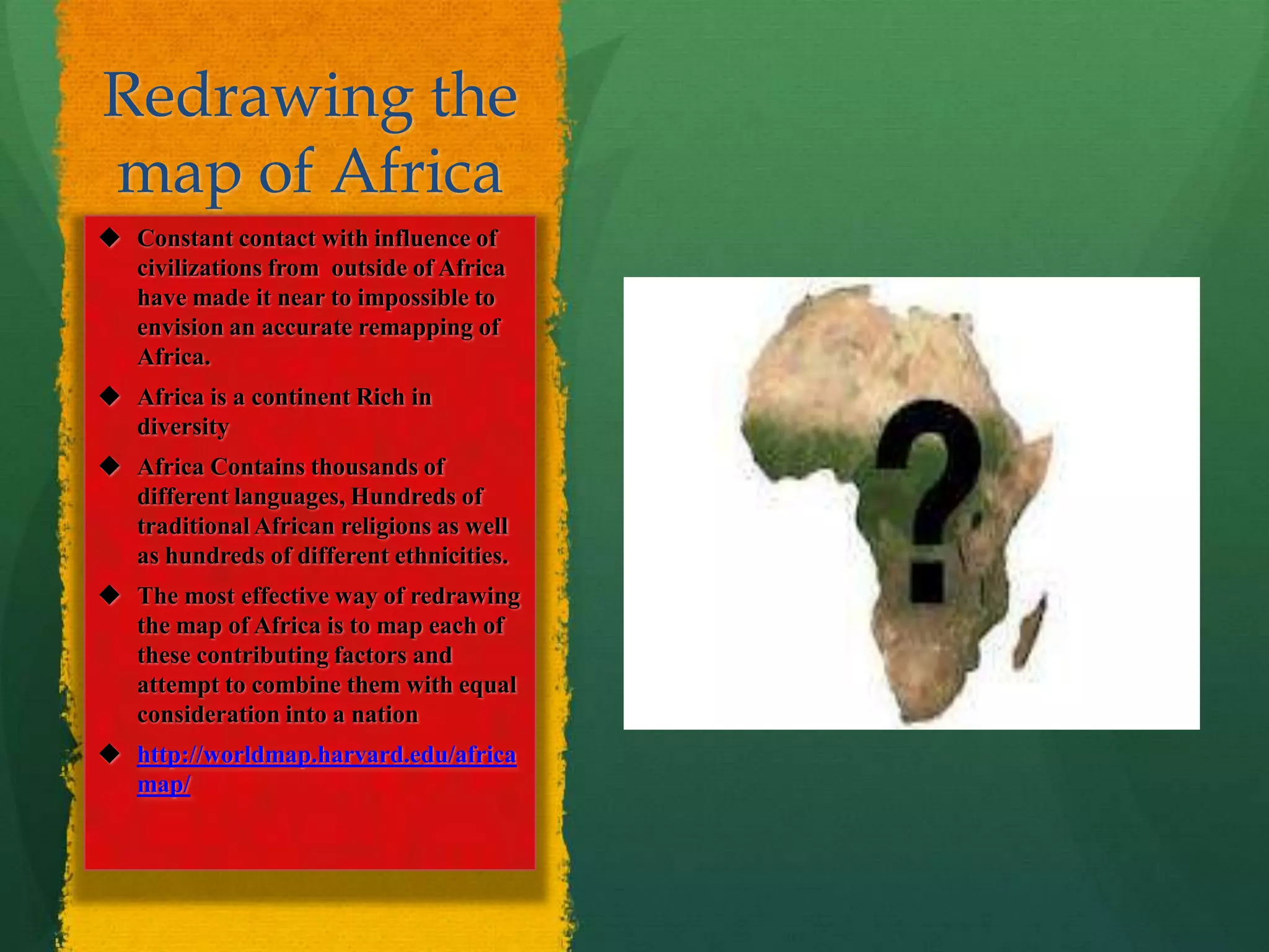 Redrawing the Map of Africa | PPTX