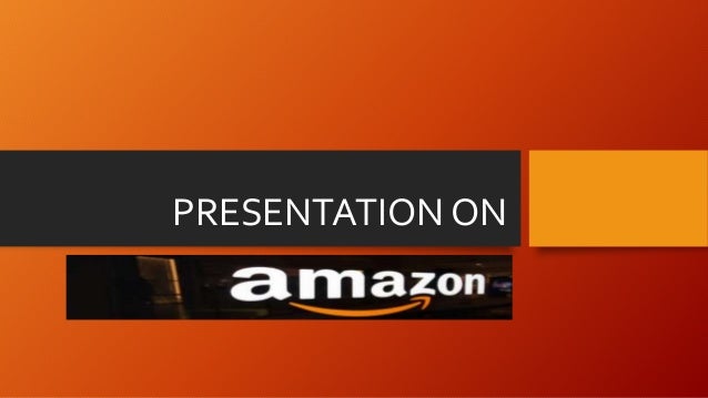 amazon company presentation