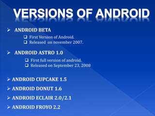 Presentation on android