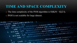 Presentation on an overview of clustering algorithms & complexity ...