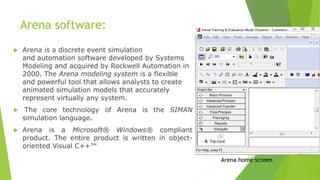 Presentation on arena software | PPTX