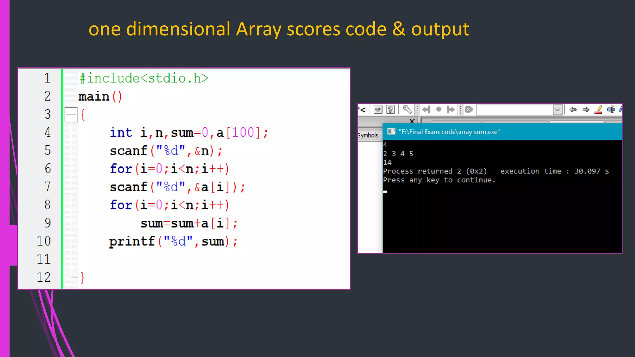 Presentation on array | PPTX