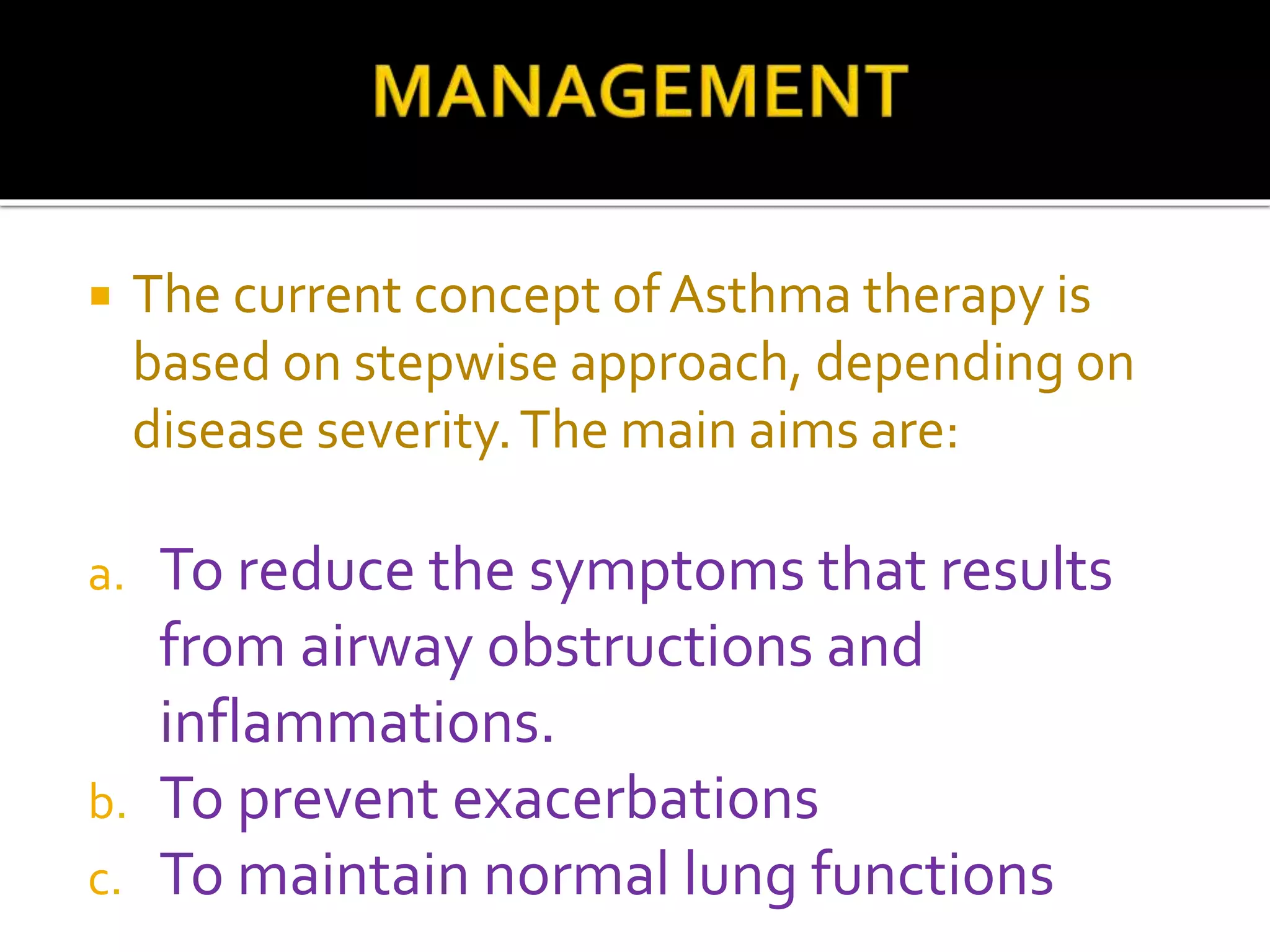 Presentation on asthma | PPTX