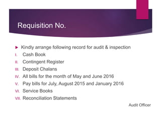 Presentation on audit | PPTX
