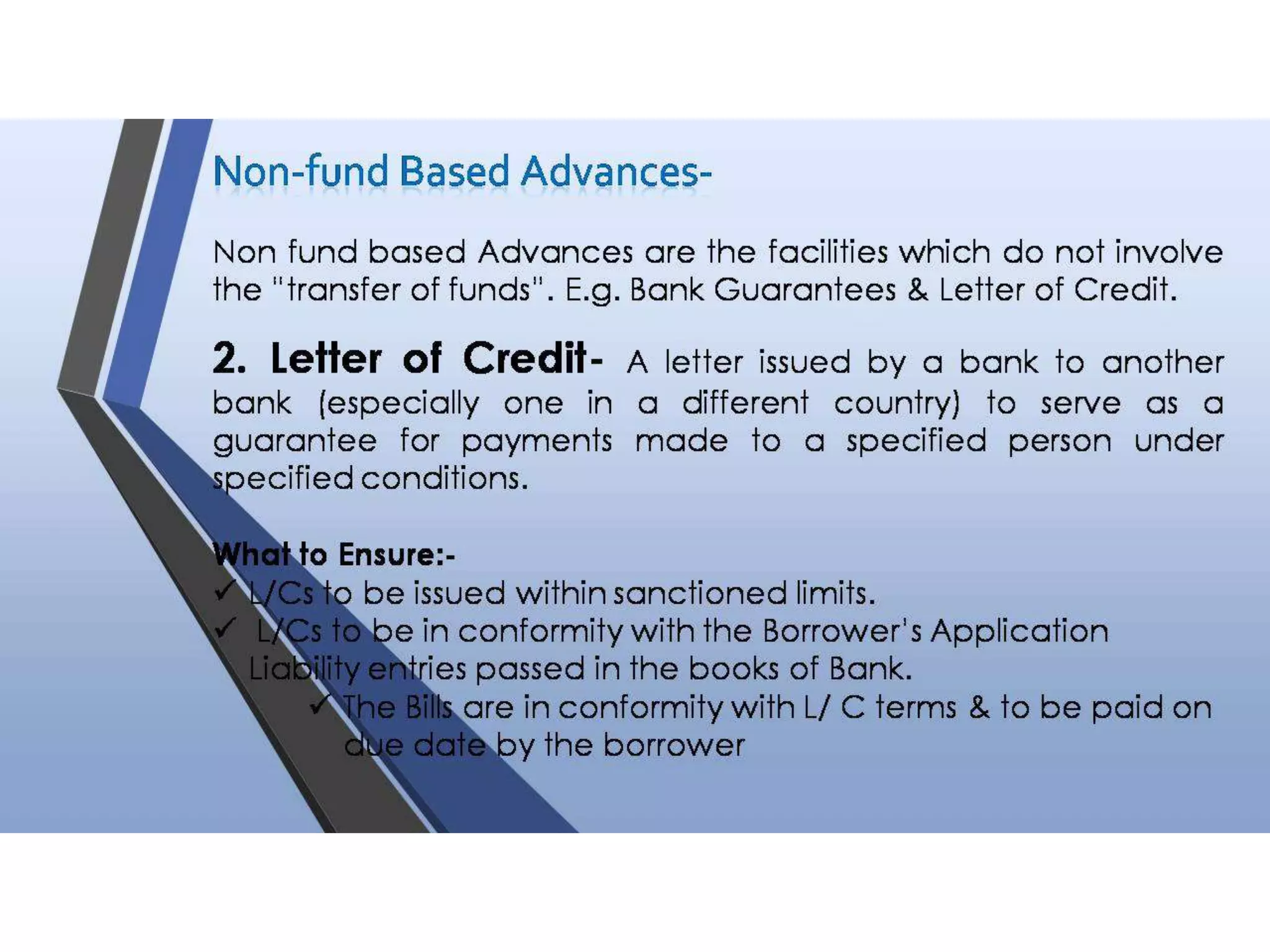 Audit of Advances in a Bank