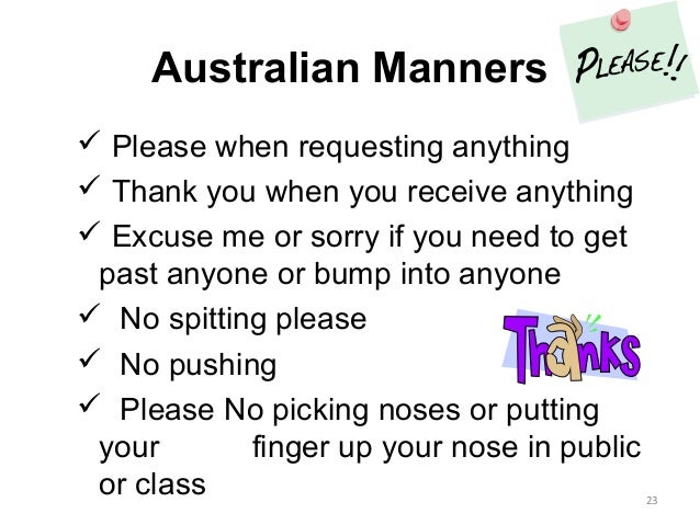 australian presentation