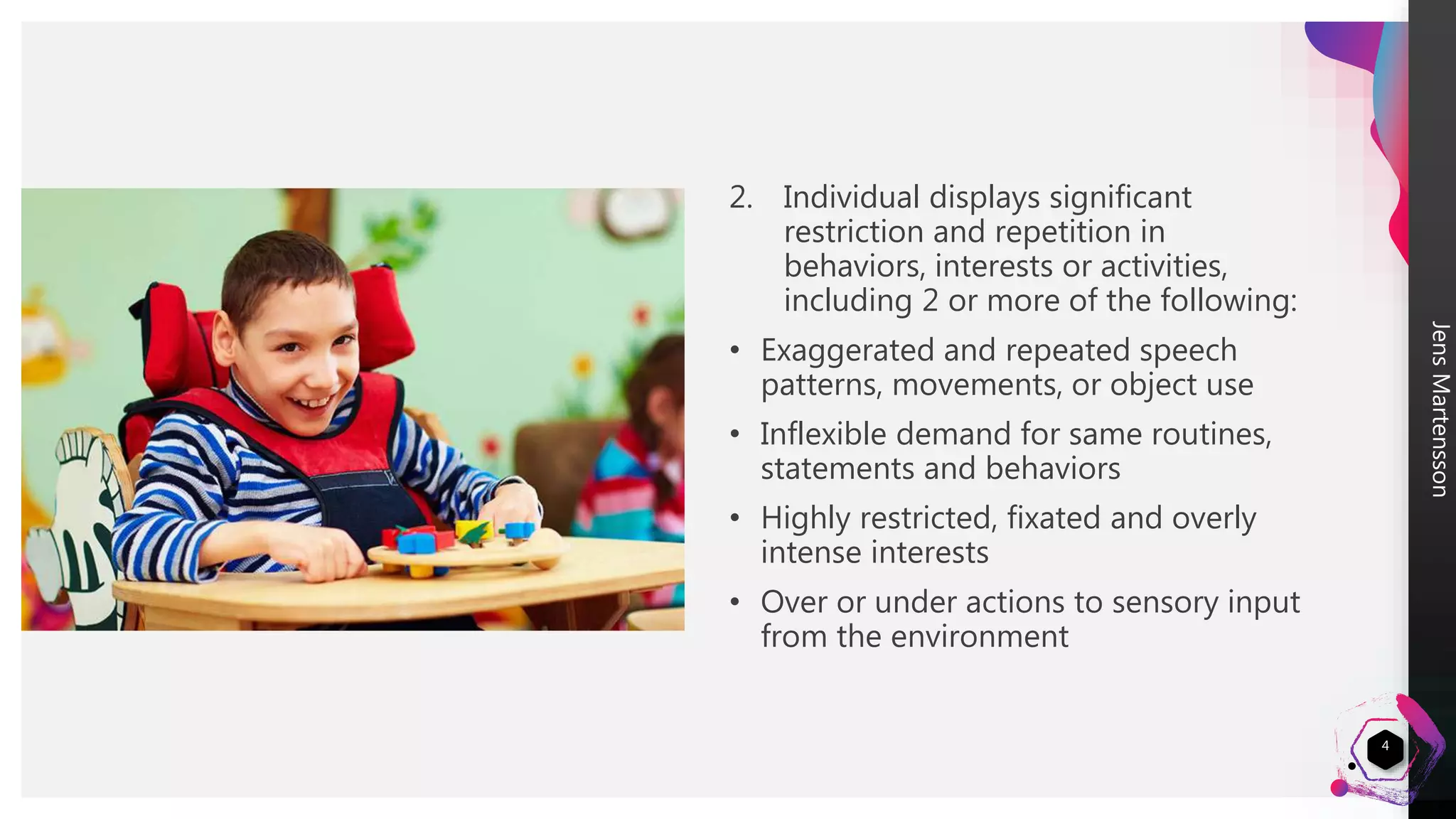 Autism spectrum disorder | PPTX