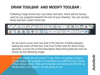 Presentation On Auto Cad | PPTX