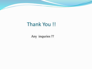 Thank You !!
Any inquries ??
 
