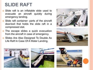 Slide Raft System Frankfinn Presentation on Aviation by Hricha Dhungel | PPTX