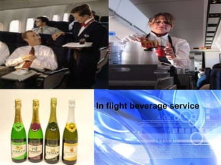 In flight beverage service 