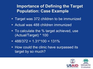 Target Population Slideshow Presentation on basic analysis.ppt